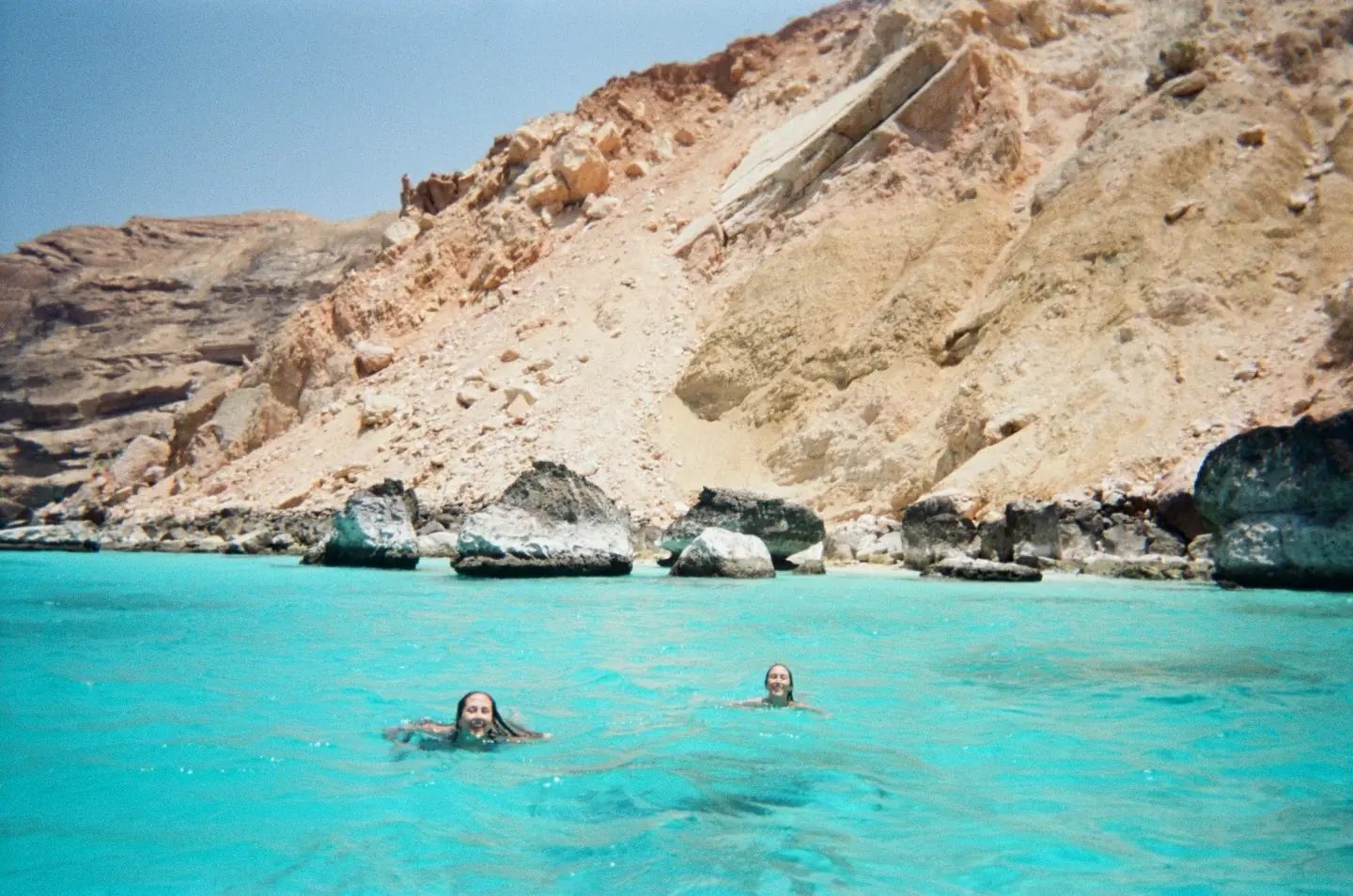 Travelers exploring Socotra